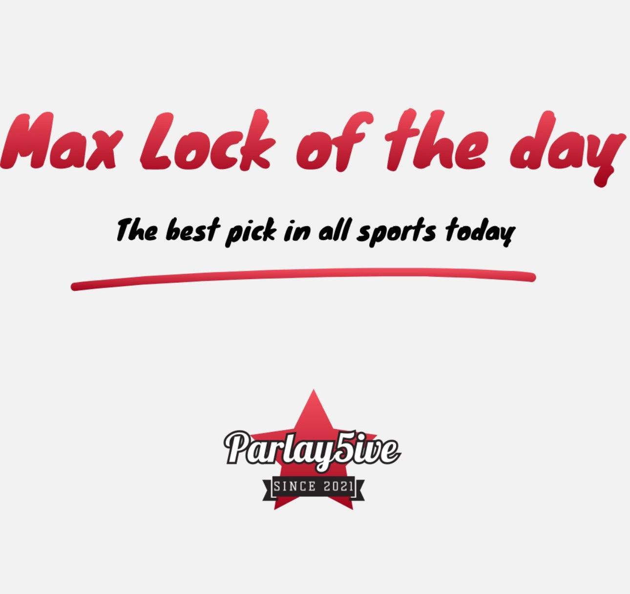 Max lock of the day