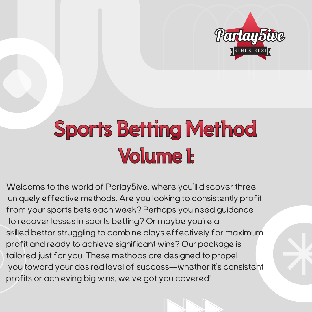 Sports betting methods